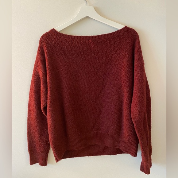 Wide neck sweater - Picture 3 of 4